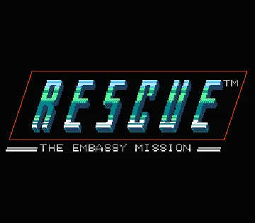 Rescue - The Embassy Mission (Europe) screen shot title